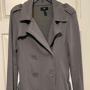 Aqua Grey Coat